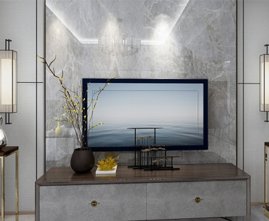 360度全景案例展示-紫韵东城 116平 新中式