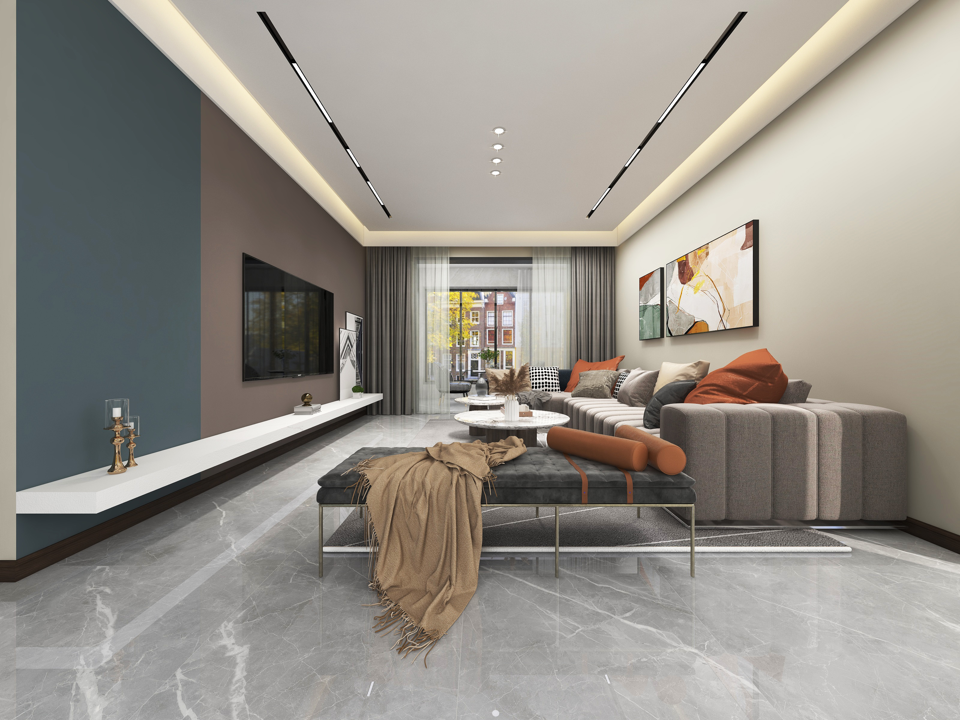 公园壹号  无主灯设计-127