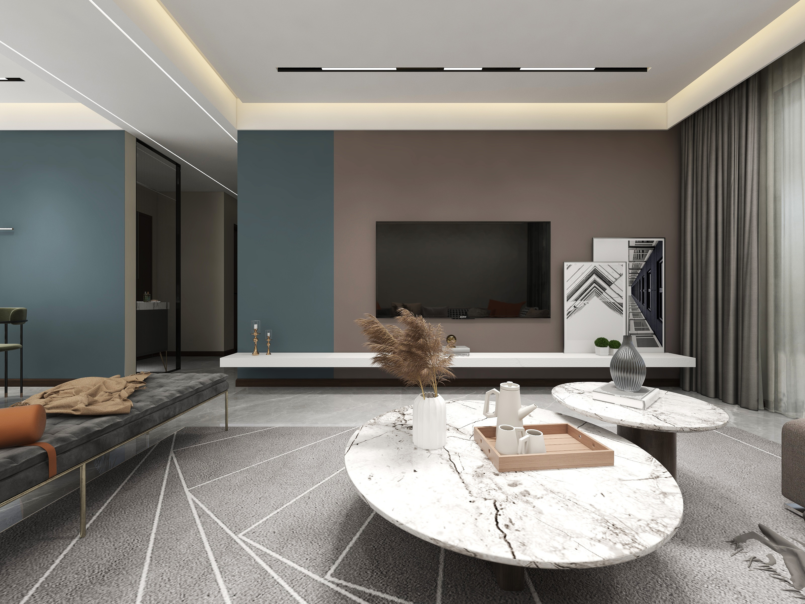 公园壹号  无主灯设计-127