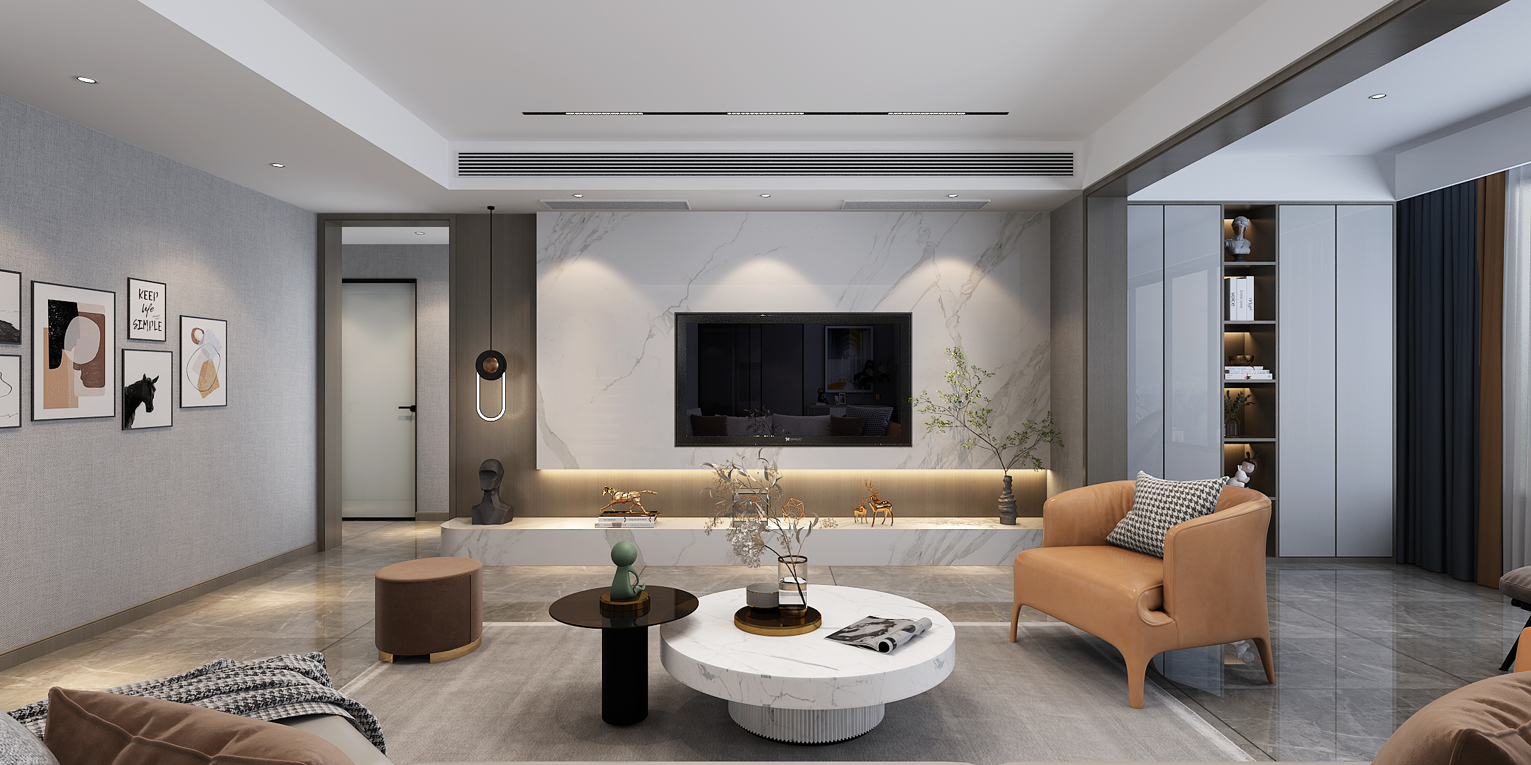 公园壹号顶楼复式-轻奢