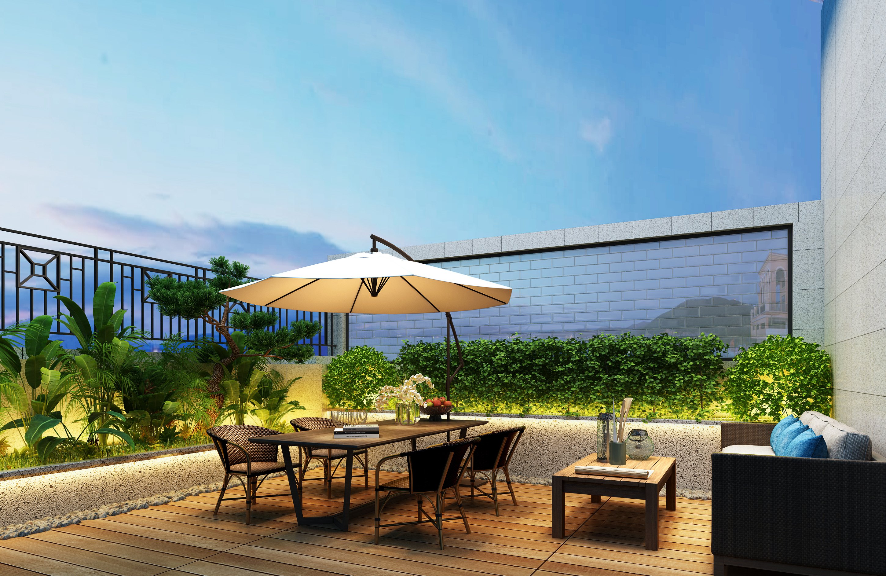 新荣府顶楼复式-现代简约