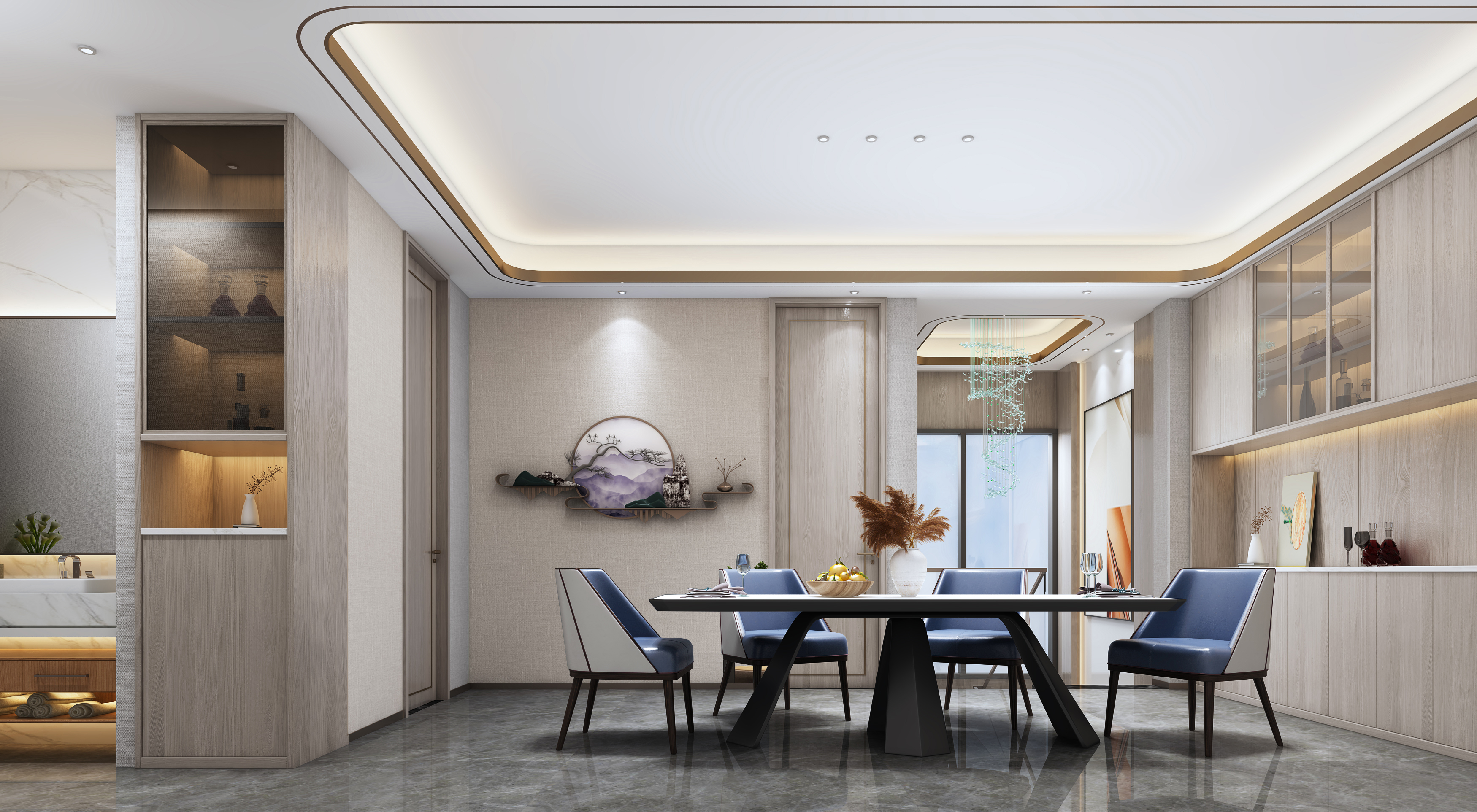 新荣府顶楼复式-现代简约