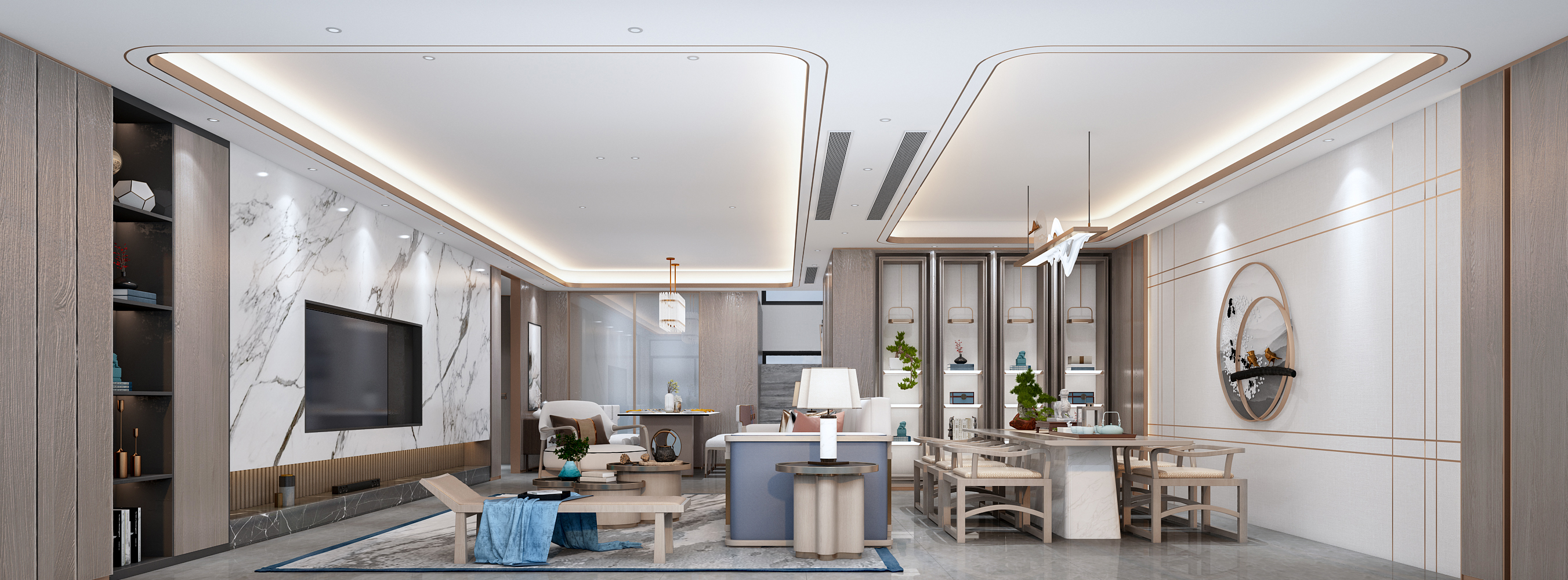 新荣府顶楼复式-现代简约