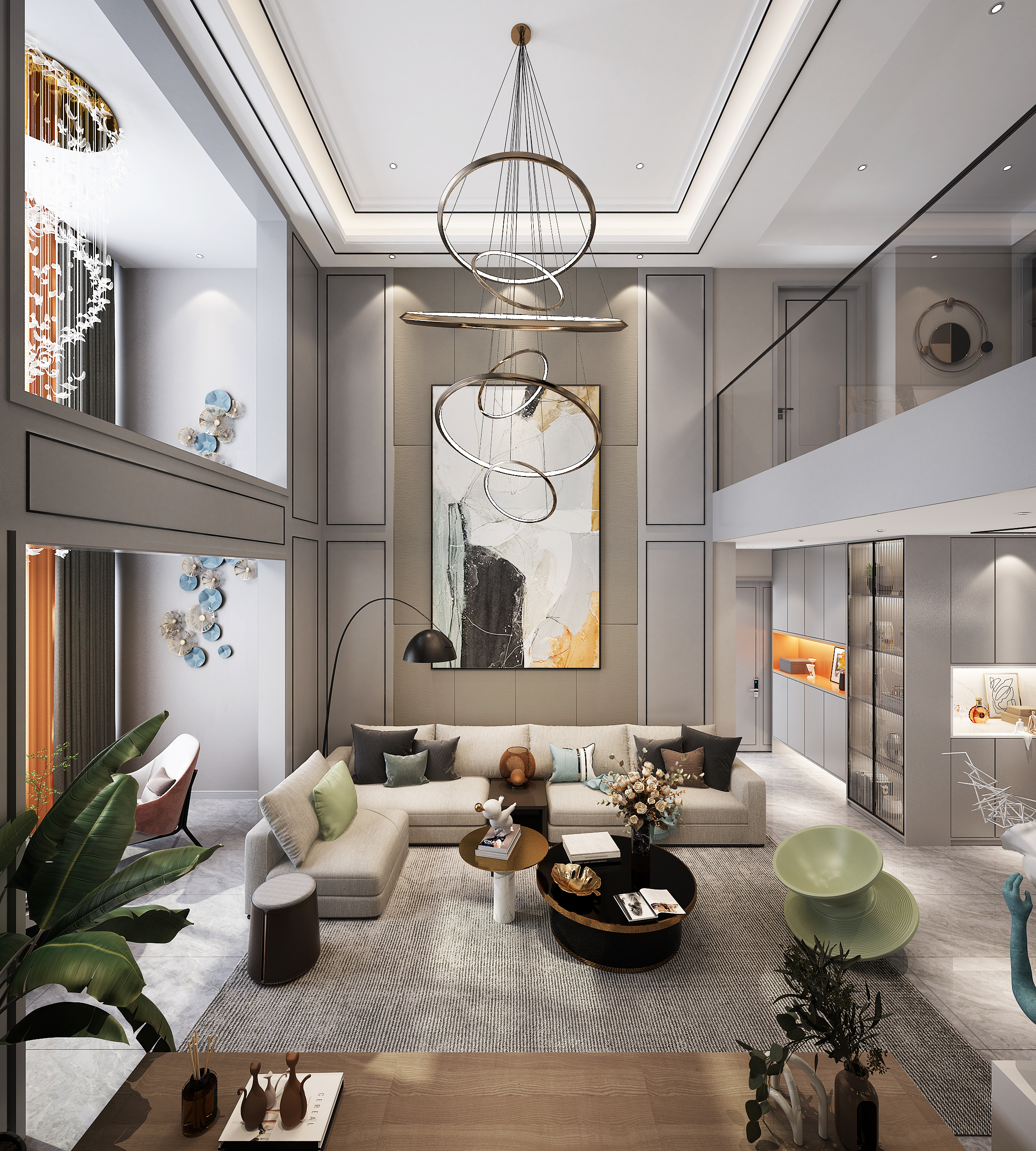 江南壹号17##顶楼复式-轻奢