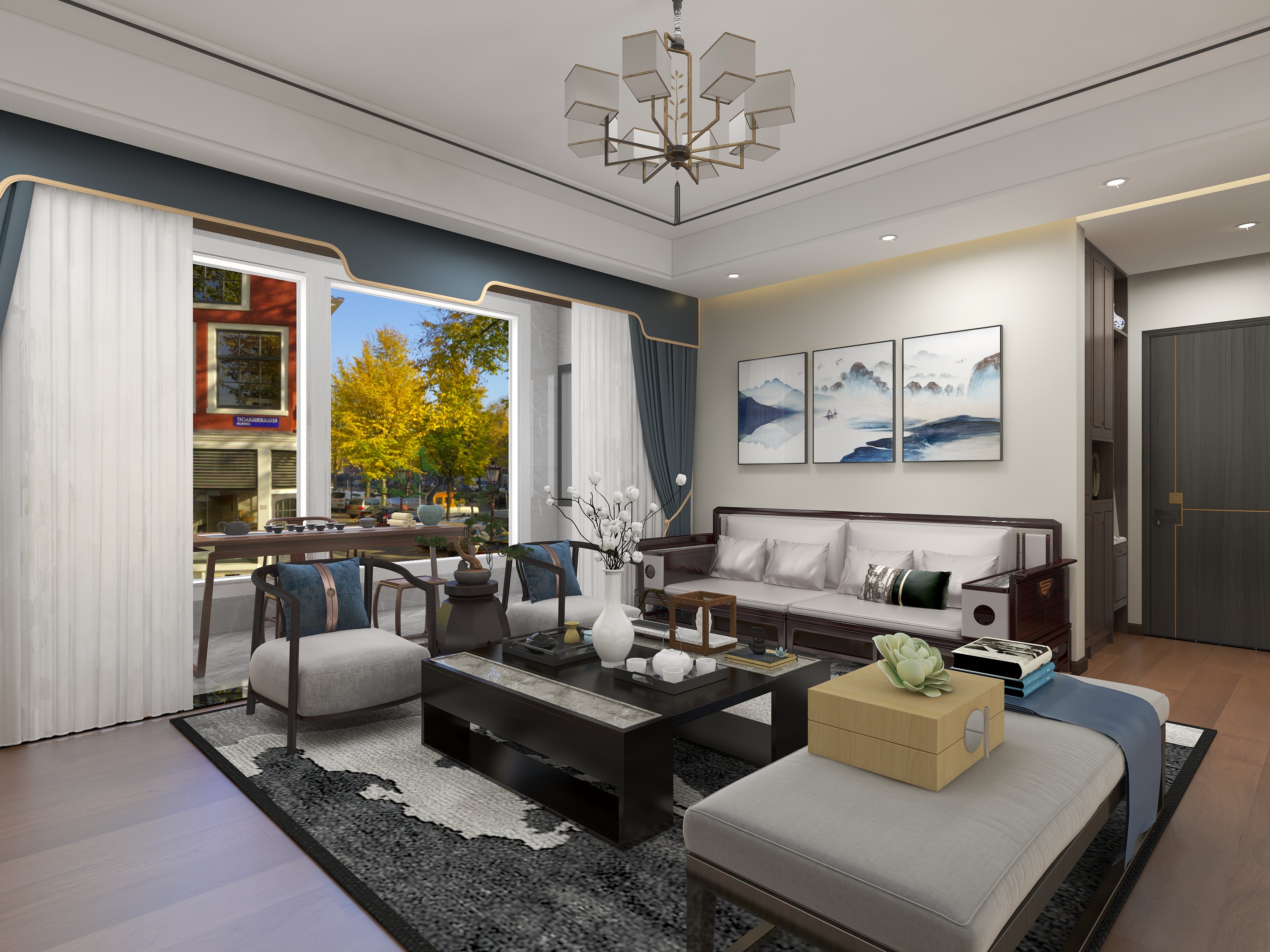 时代滨江-125-中式