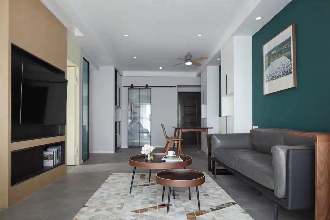 现代简约70m²，合理布局，功能齐全的舒适小窝看着像90m²