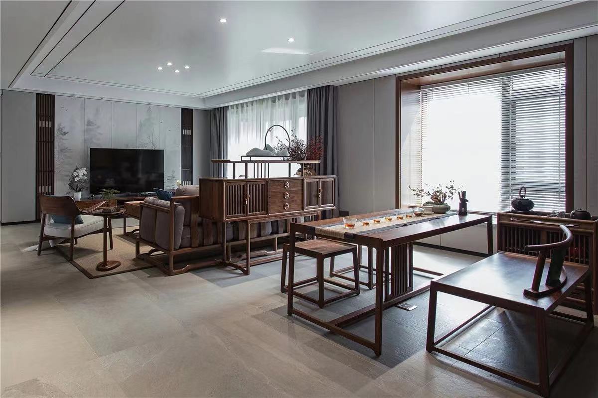 150m²新中式装修，意境满满，典雅与奢华并重