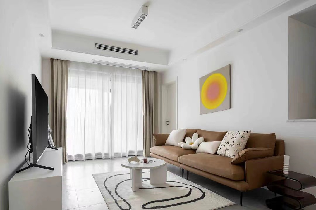 77m²现代北欧，极简白色干净又有内涵