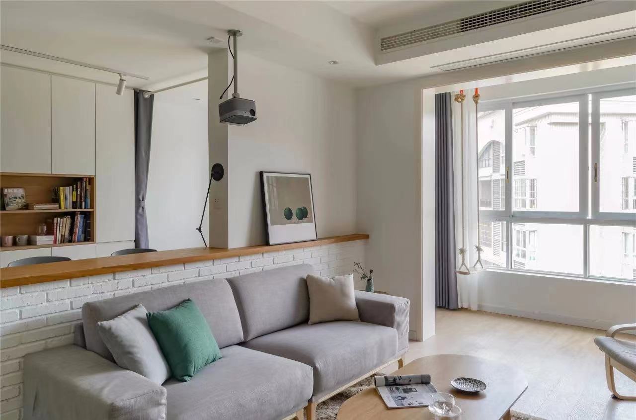 94m²舒适北欧风，卧室谷仓门后竟有大玄机