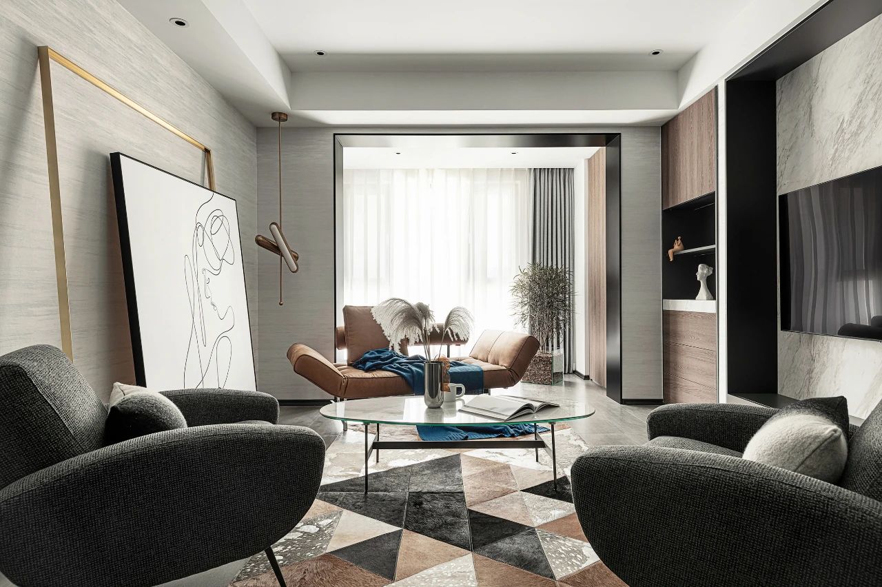 118㎡轻奢风三居室，拥有32㎡豪华主卧，一个人住也太舒服了！